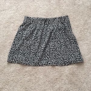 Animal print skirt